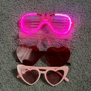 Fun pink glasses!